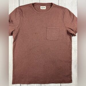 VGC! Taylor Stitch Heavy Bag Pocket T-Shirt Mauve Sz 40 Medium
